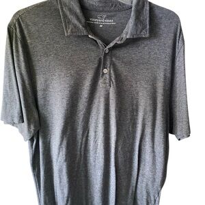 Vineyard Vines Men's Gray Polo Shirt size medium